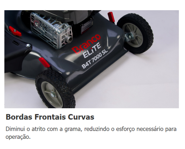 CORTADOR DE GRAMA B4T-7000 SL ELITE BRANCO - Imagem 2