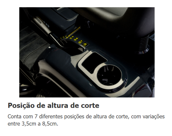 TRATOR DE CORTAR GRAMA BT 1942 BRANCO - Imagem 7
