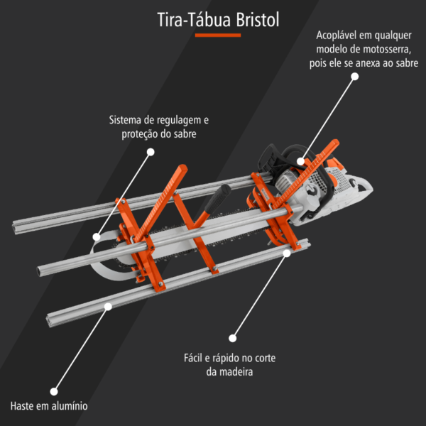 IMPLEMENTO TIRA-TÁBUA BRISTOL